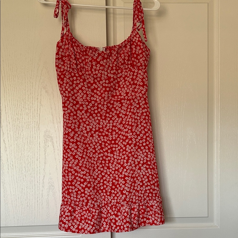 SHEIN Red Floral Sundress
Size Small
